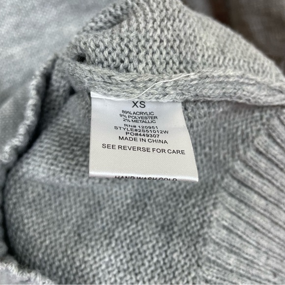 Pink Rose Fair Isle Tunic Sweater Size X-Small - Picture 6 of 6